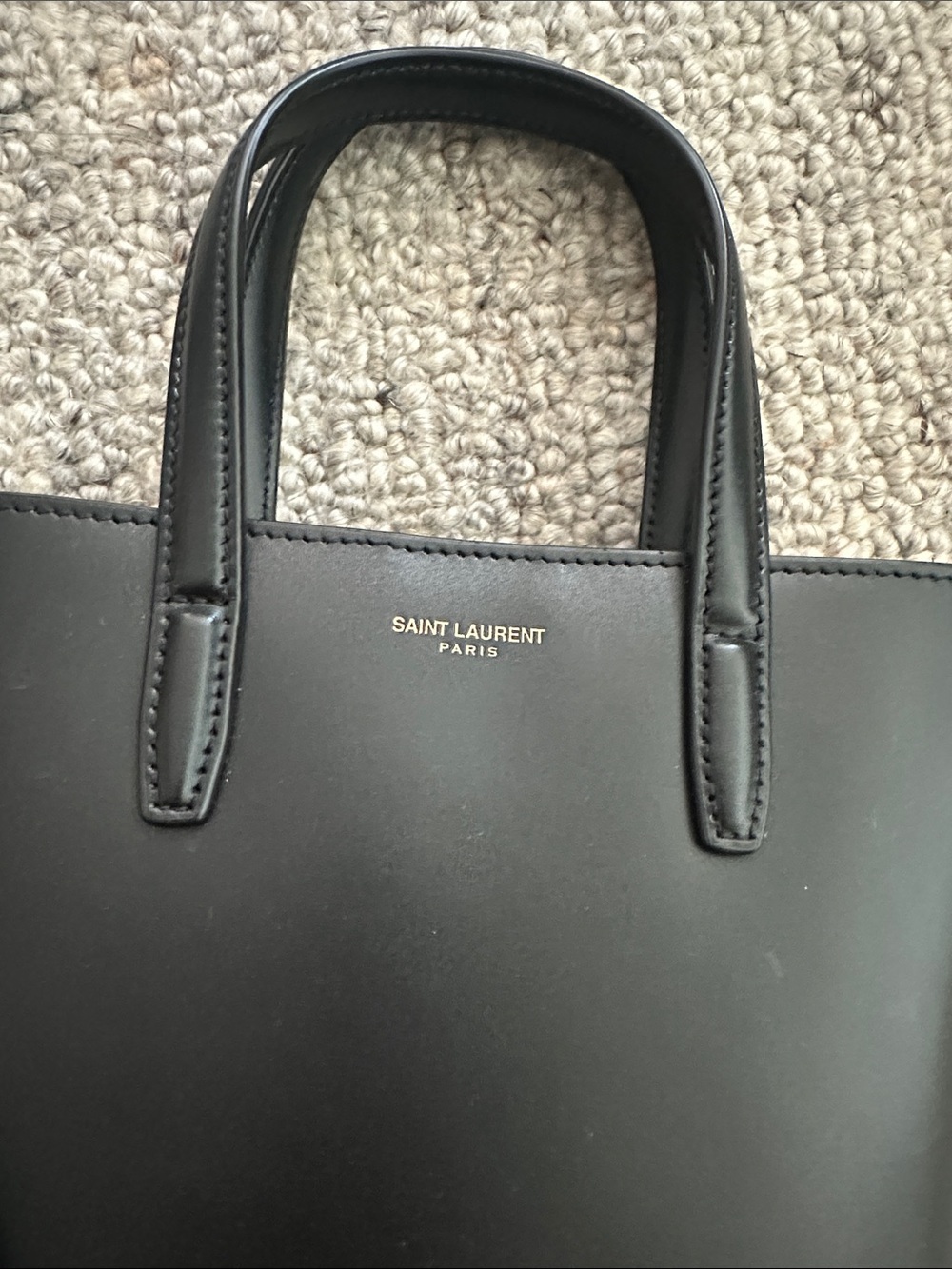 Saint Laurent Black MINI TOY SHOPPING - Picture 3 of 6